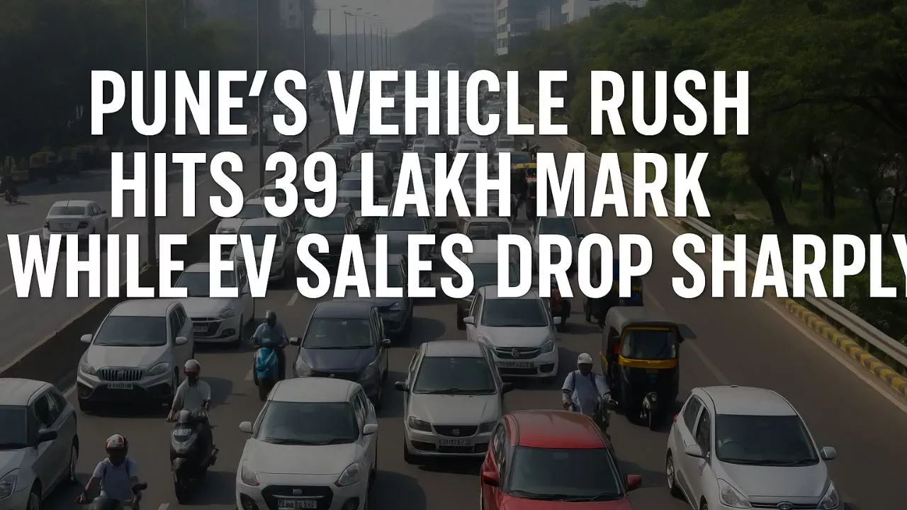 Pune's Vehicle Rush Hits 39 Lakh Mark