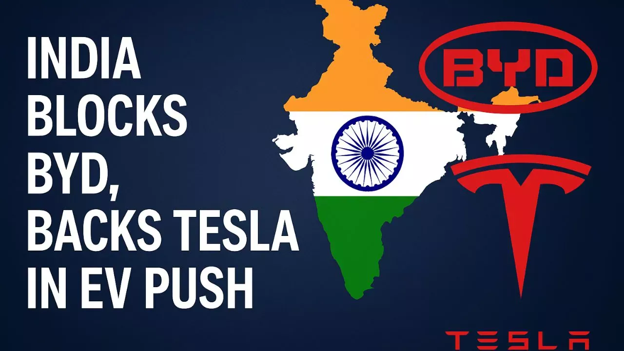 Why India Prefers Tesla Over BYD in the EV Game